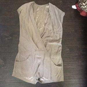 Brown romper